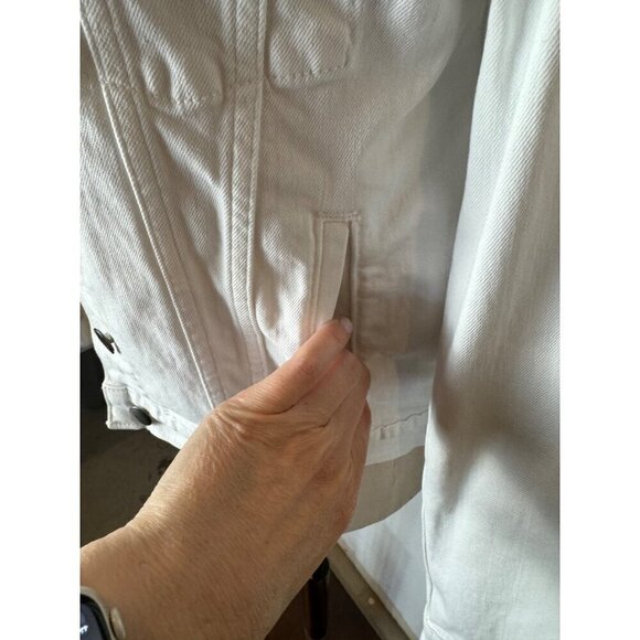 Citizens of Humanity Jeans Women 28 White Distressed Eva Relaxed Baggy‎ Straight - Picture 6 of 13